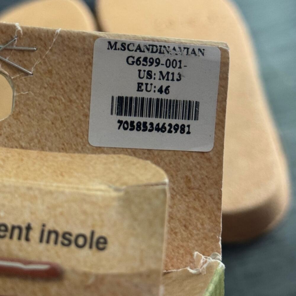 Naot Cork Replacement Insole Mens Size M13 EU 46 Advanced Comfort Technology NEW - Picture 5 of 6
